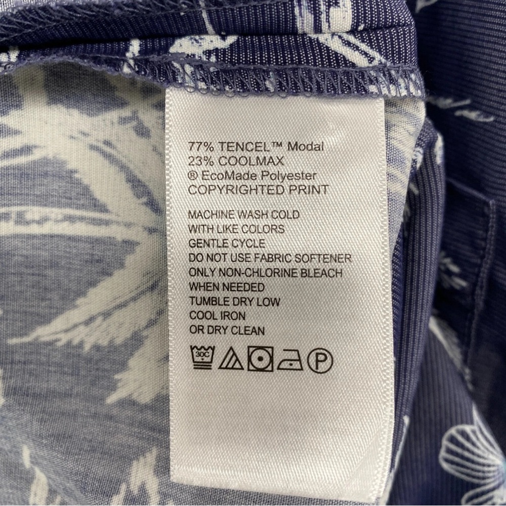 Tommy Bahama Men's Coconut Point Midnight Sails IslandZone® Shirt 3XLB - EUC - Picture 6 of 11